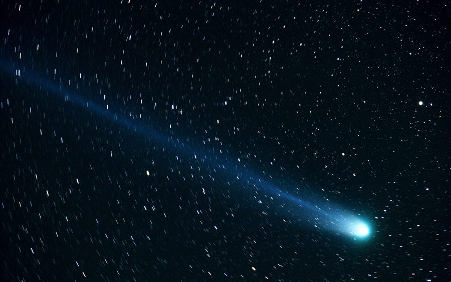 The observatory photographs a comet three nights running