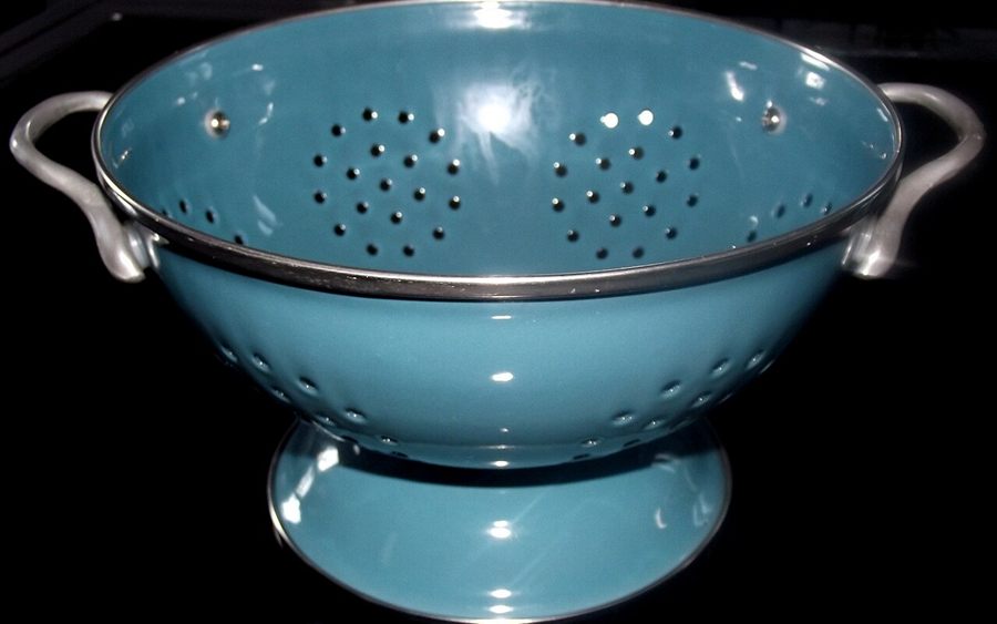 Steel colander, 24 cm