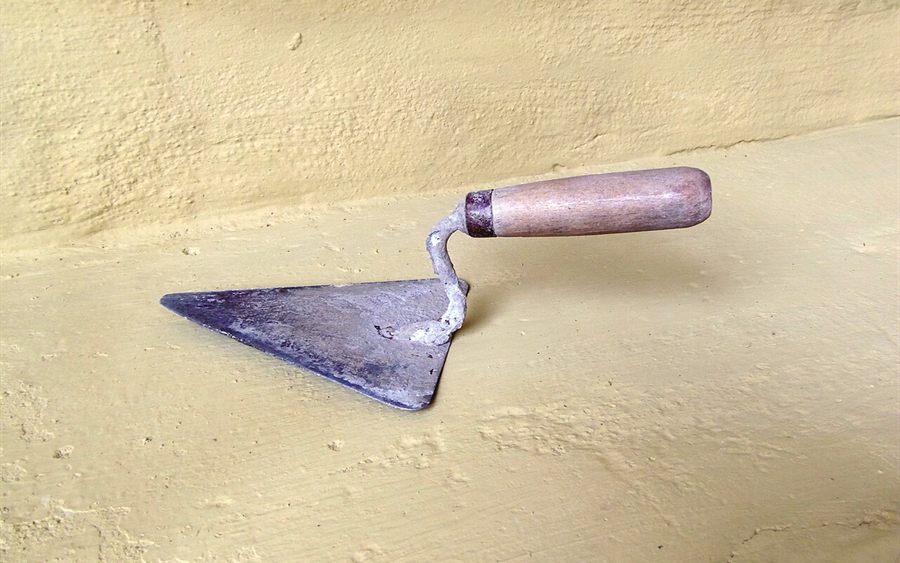 Planting trowel, forged
